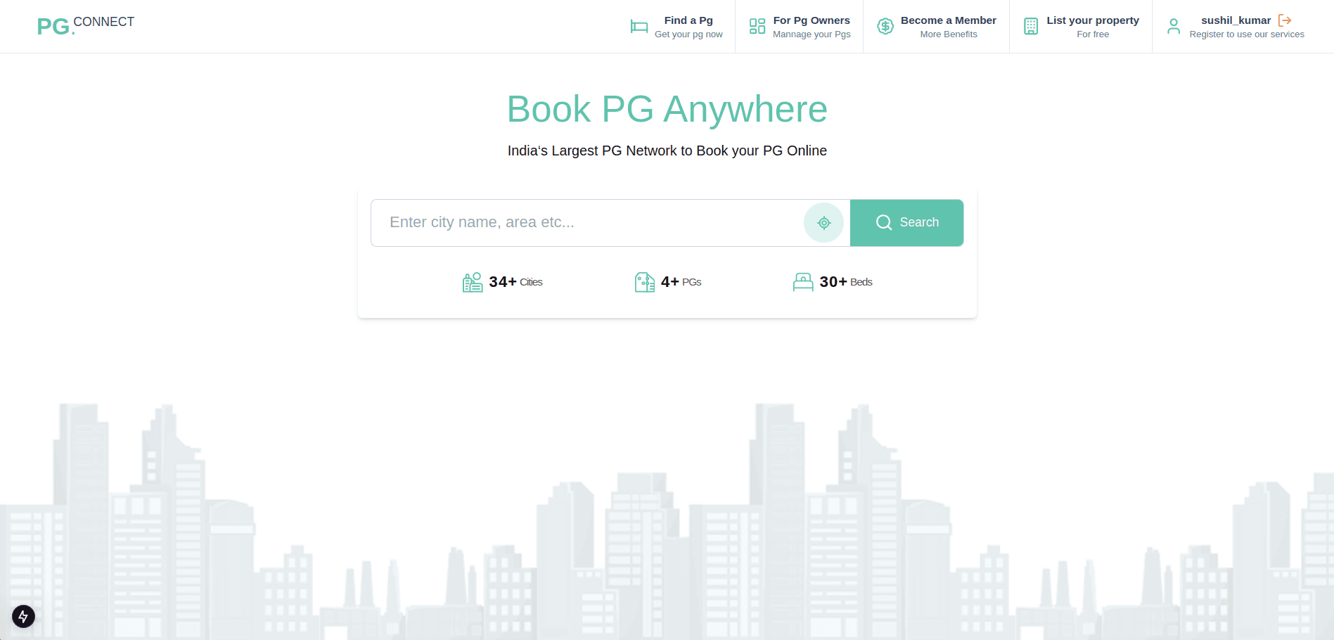 PGConnect: A Platform for Booking PGs